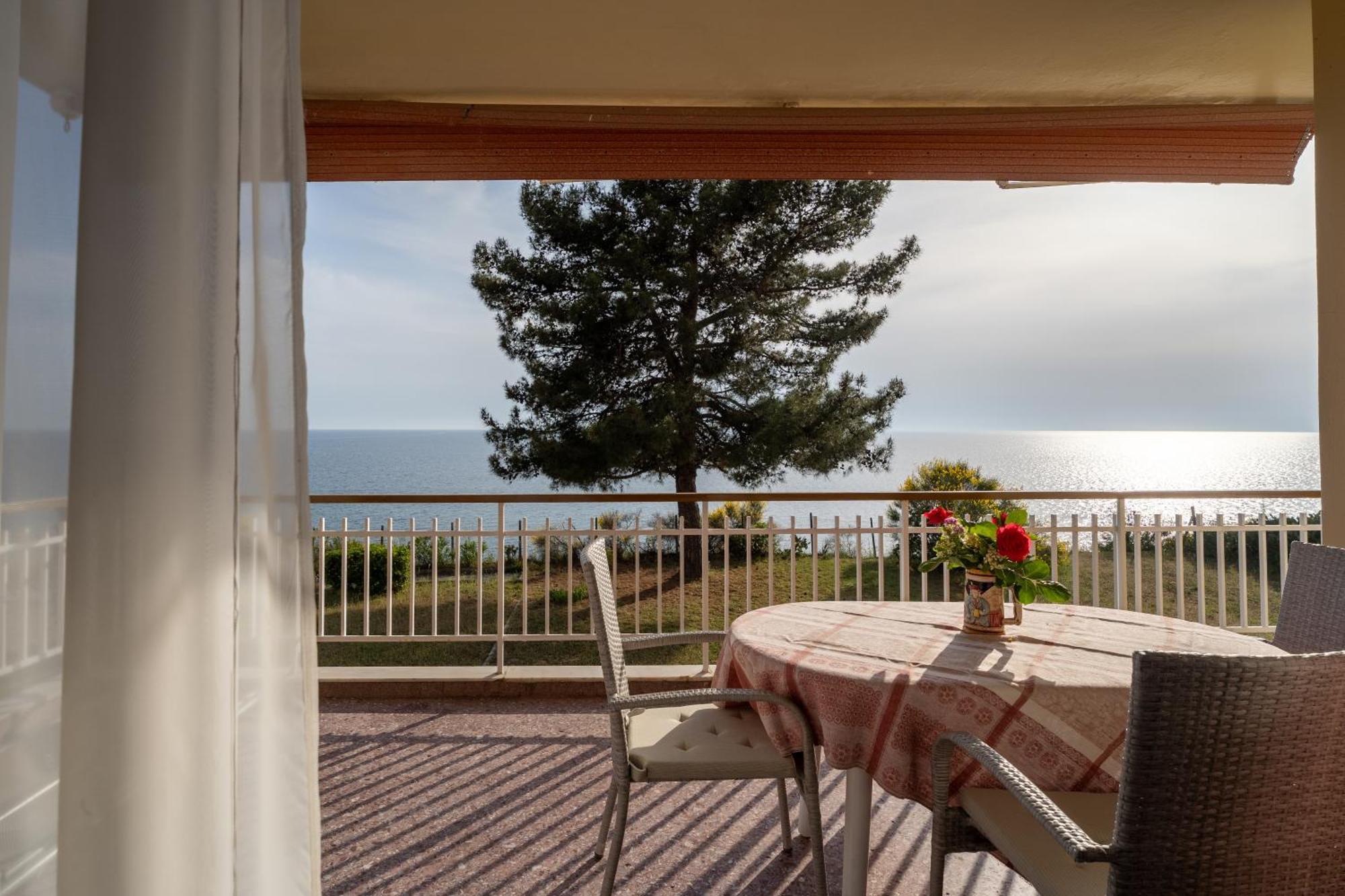 尼亚伊拉克利亚Sunshine House Offering Spectacular Views To Olymp A公寓 外观 照片